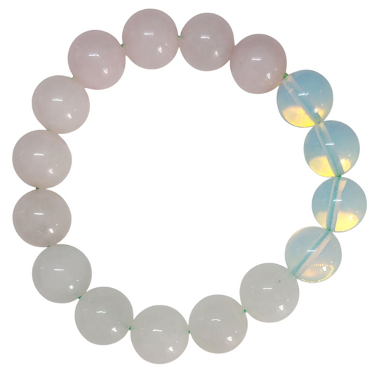 Crystal Bracelet- Opalite & Quartz