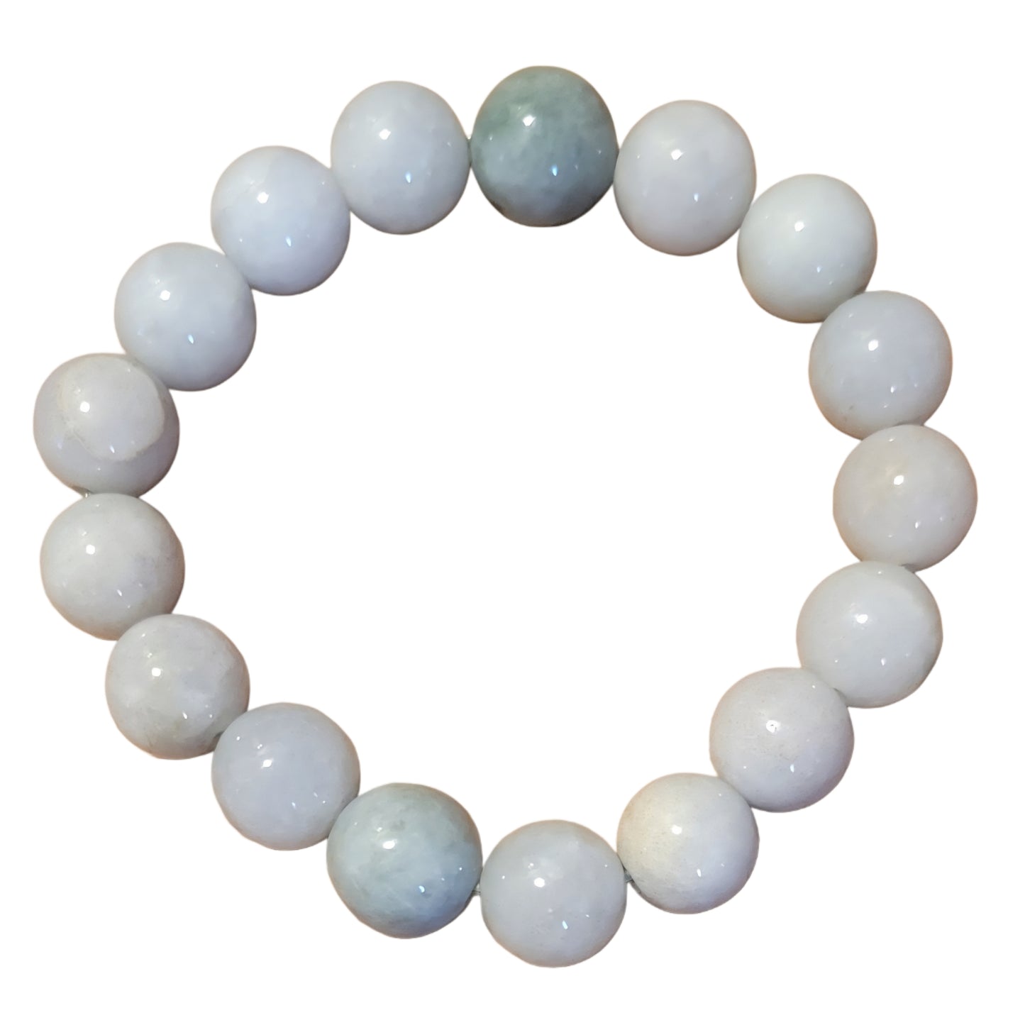 Crystal Bracelet- White and Green