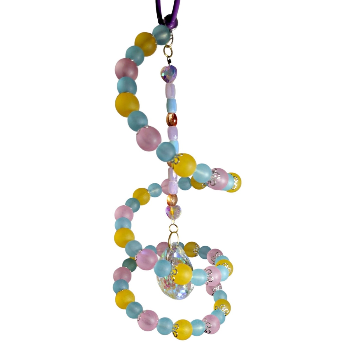 Suncatcher- Blue/Orange/Pink Frost
