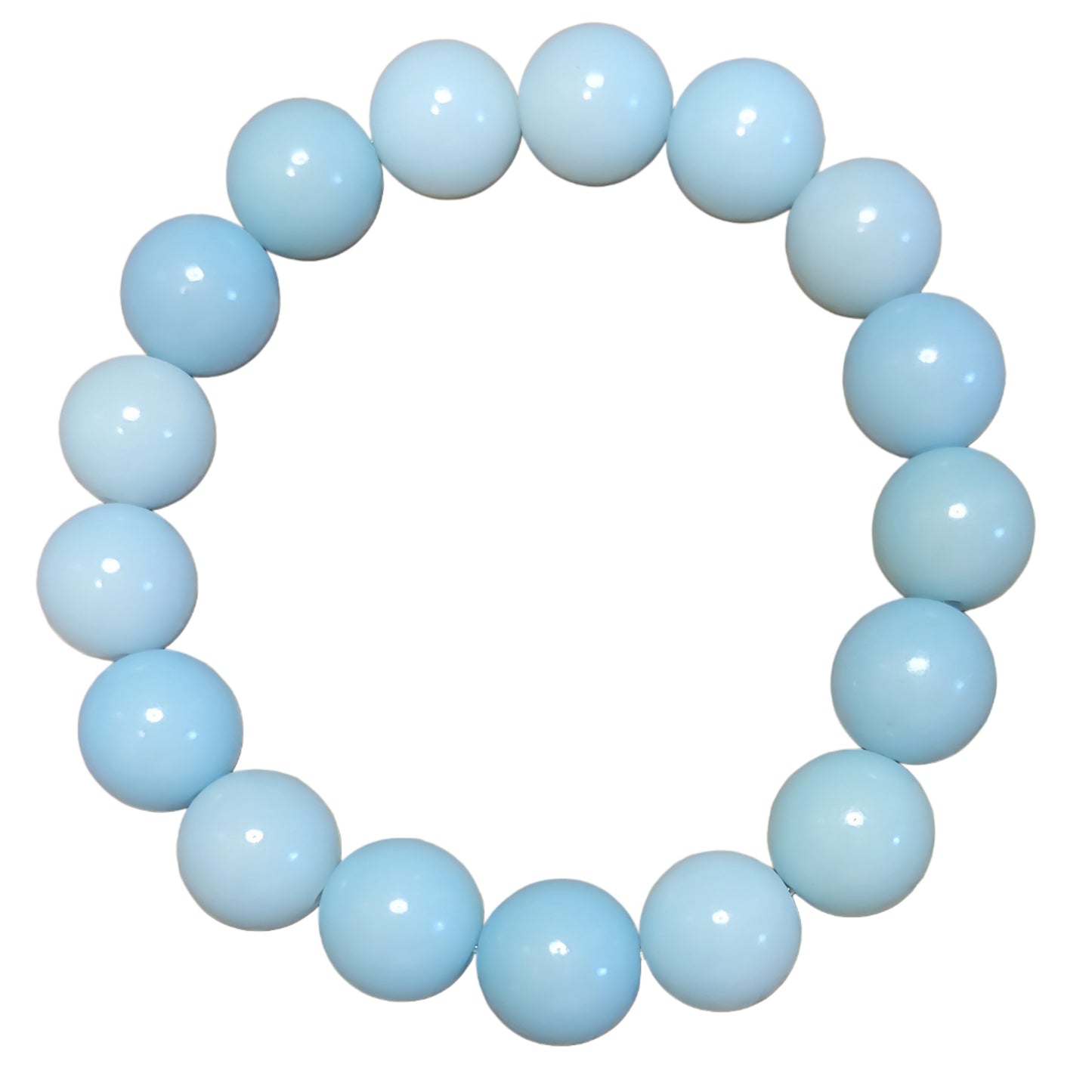 Bodhi Bead Bracelet- Light Blue